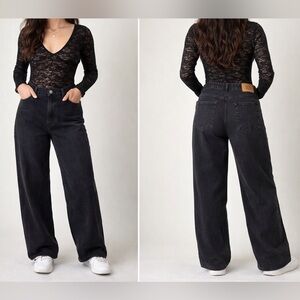 BDG | Urban Outfitters | Black Wide-Leg Denim Jeans